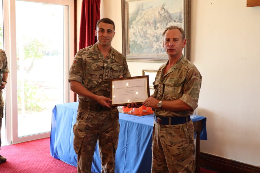 The Future Leader Academy Dan receiving Award